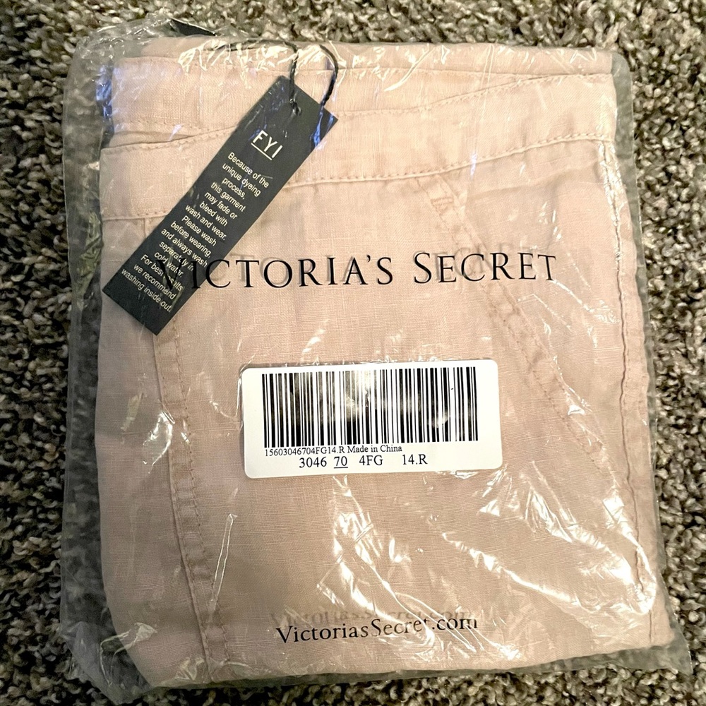 NWT Victoria secret Linen beach pants